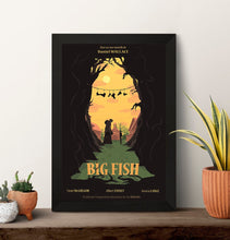 Big Fish 2003 Artwork Movie Poster High Quality Print Photo Wall Art Canvas Cloth Multi size 1621928682