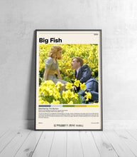 Big Fish  Tim Burton, Minimalist Movie Poster, Vintage Retro Art Print, Custom Poster, Wall Art Prin, Home Decor 1006045993