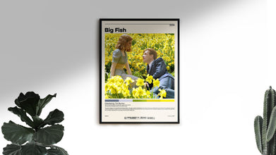 Big Fish  Tim Burton, Minimalist Movie Poster, Vintage Retro Art Print, Custom Poster, Wall Art Prin, Home Decor 1006045993