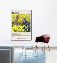 Big Fish  Tim Burton, Minimalist Movie Poster, Vintage Retro Art Print, Custom Poster, Wall Art Prin, Home Decor 1006045993