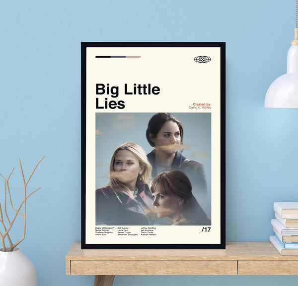 Big Little Lies Tv Series Poster, Big Little Lies Print, Minimalist Art, Movie Poster, Vintage Poster, Retro Poster, Modern Art, Wall Decor 1716262868