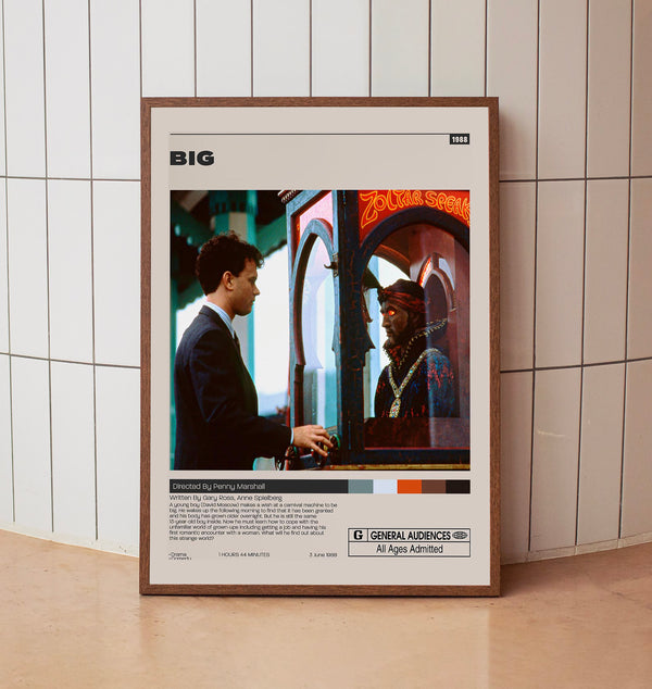 Big Poster,Penny Marshall, Minimalist Movie Poster
