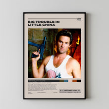 Big Trouble in Little China Poster,John Carpenter, Minimalist Movie Poster
