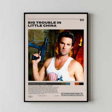 Big Trouble in Little China, John Carpenter, Minimalist Movie Poster