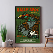 Billy Idol State Line Movie Poster - Room Decor Wall Art - Canvas Fabric Print - Poster Gift 1599522720