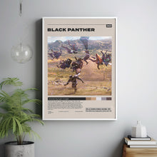 Black Panther Poster, Ryan Coogler, Minimalist Movie Poster, Vintage Retro Art