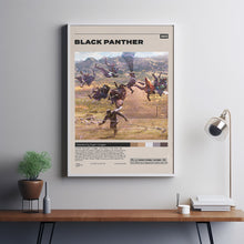 Black Panther Poster, Ryan Coogler, Minimalist Movie Poster, Vintage Retro Art