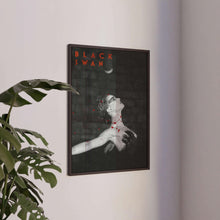 Black Swan Poster  Movie Wall Art  Midcentury Poster  Minimalist Art Print  Black White Poster   Gift Idea 1740823925