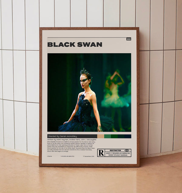 Black Swan Poster,Black Swan, Minimalist Movie Poster