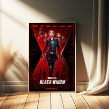 Black Widow Movie Poster 2021 Film - Room Decor Wall Art - Canvas Fabric Print - Poster Gift 1511280115