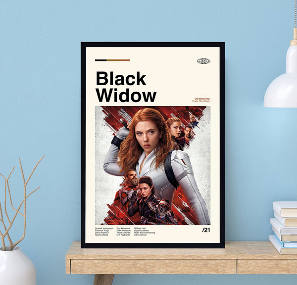 Black Widow Movie Poster, Cate Shortland, Marvel Poster, Minimalist Art, Movie Poster, Vintage Poster, Retro Poster, Modern Art, Wall Decor 1716267234