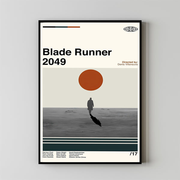 Blade Runner 2049 Poster - Movie Poster - Retro Modern Art - Minimalist Art - Midcentury Art - Vintage Poster - Wall Decor - Gifts for him