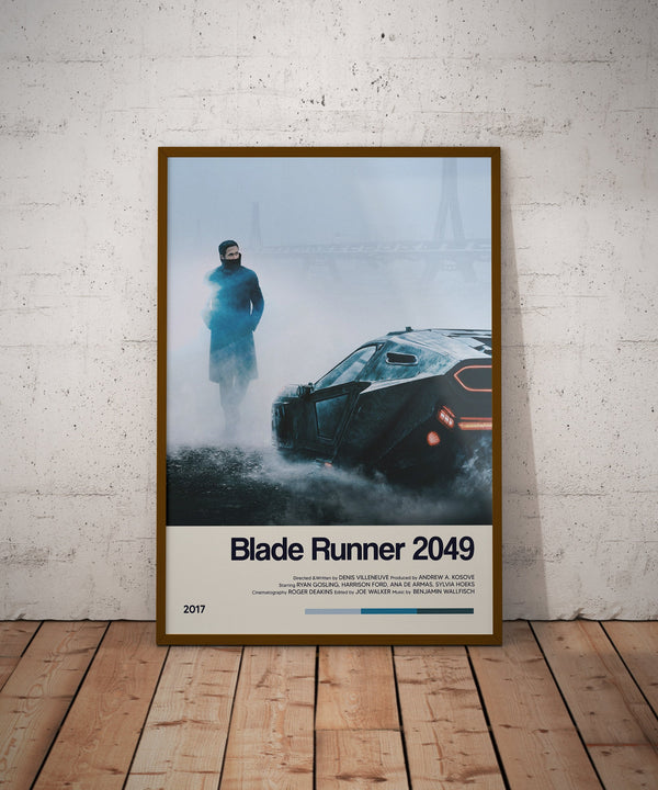 Blade Runner 2049 Movie Poster - Retro Movie Poster Print - Wall Art Poster Decor - Vintage Movie Poster Art - Minimalist Movie Poster 1666141169