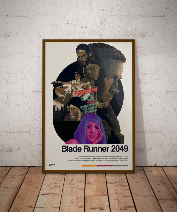 Blade Runner 2049 Movie Poster - Retro Movie Poster Print - Wall Art Poster Decor - Vintage Movie Poster Art - Minimalist Movie Poster 1666141169 - Copy (2)