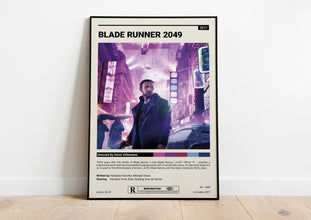 Blade Runner 2049 Movie Print, Retro Movie poster, sci fi Movie Poster, Blade Runner Poster, Wall Art Print, Gift idea, Ryan Gosling Poster 1696741109