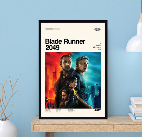 Blade Runner 2049 Poster, Blade Runner 2049 Print, Denis Villeneuve, Retro Poster, Minimalist Art, Vintage Poster, Midcentury Art, Wall Art 1730452735
