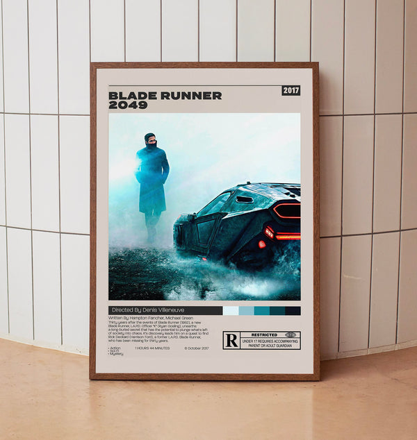 Blade Runner 2049 Poster, Denis Villeneuve, Minimalist Movie Poster