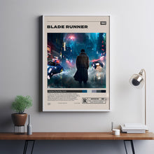 Blade Runner Poster, Ridley Scott, Minimalist Movie Poster, Vintage Retro