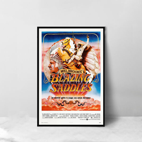 Blazing Saddles Movie Poster - High Quality Canvas Art Print - Room Decoration - Art Poster For Gift 1632452649
