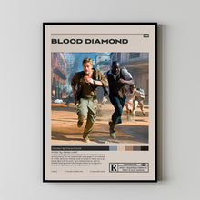 Blood Diaomond Poster,Edward Zwick, Minimalist Movie Poster
