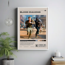 Blood Diaomond Poster,Edward Zwick, Minimalist Movie Poster