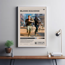 Blood Diaomond Poster,Edward Zwick, Minimalist Movie Poster