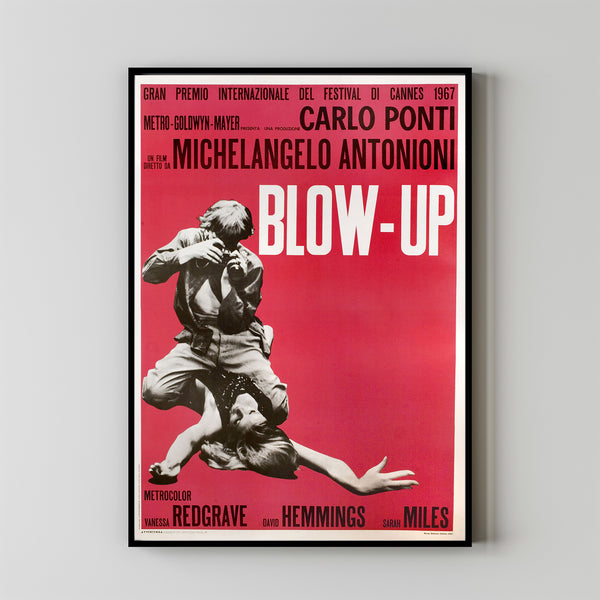 Blow Up Movie Poster Print, Canvas Wall Art, Room Decor, Movie Art