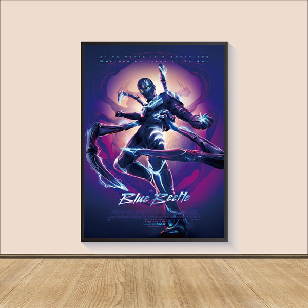 Blue Beetle 2023 Movie Poster Print, Canvas Wall Art, Room Decor, Movie Art, personalized gift, Wall Art Print, Art Poster For Gift 24x36” 1577675230