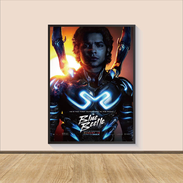 Blue Beetle Movie Poster Print, Canvas Wall Art,  Home Decor, Movie Art, Gifts for HimHer, Movie Print, Art Print, Film Art Poster 24x36“ 1591849565