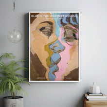 Blue Is The Warmest Color Movie Poster Print, Canvas Wall Art, Room Decor, Movie Art