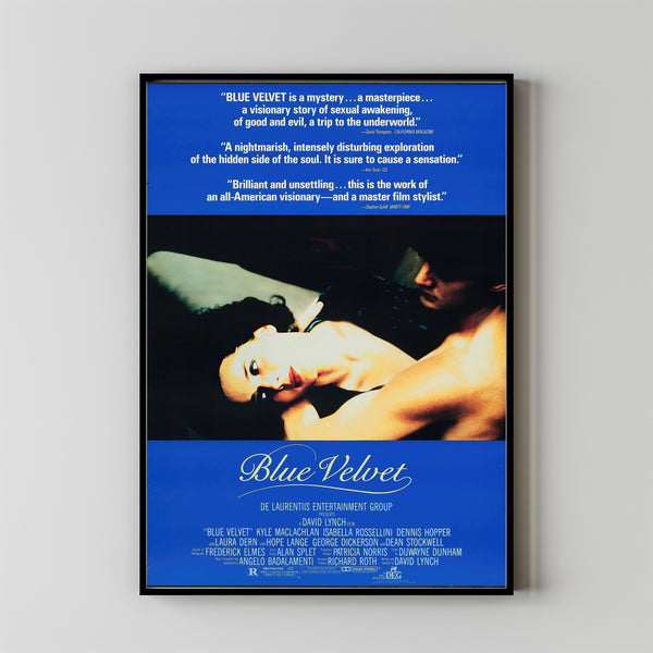 Blue Velvet Alternative Film Movie Print Wall Art Poster