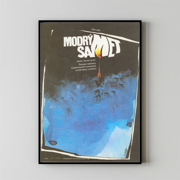 Blue Velvet Movie Poster Print, Canvas Wall Art, Room Decor, Movie Art 1