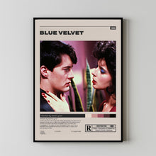 Blue Velvet Poster,David Lynch, Minimalist Movie Poster