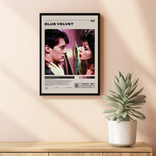 Blue Velvet Poster,David Lynch, Minimalist Movie Poster