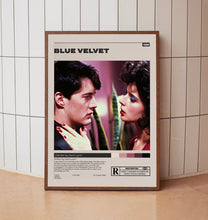 Blue Velvet Poster,David Lynch, Minimalist Movie Poster
