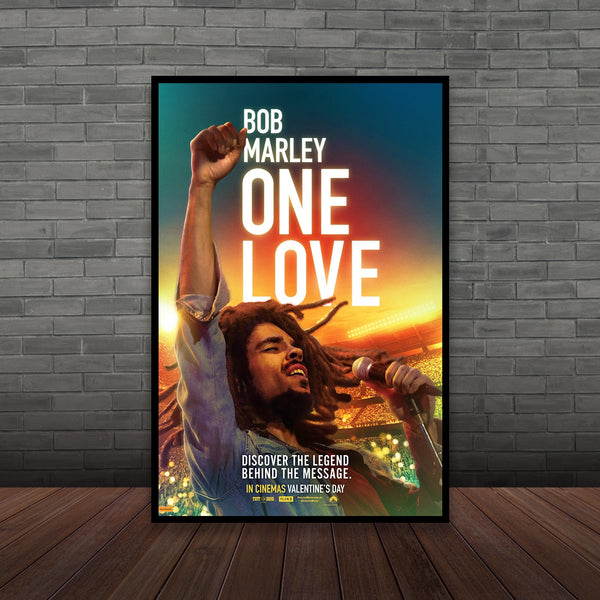 Bob Marley One Love 2024 Movie Poster Classic Film, Wall Art, Room Decor, Home Decor, Art Poster Gifts, Poster custom Canvas printing 1690430375