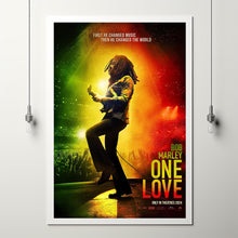 Bob Marley One Love Movie Poster 2023 FilmRoom Decor Wall ArtPoster GiftCanvas prints 1