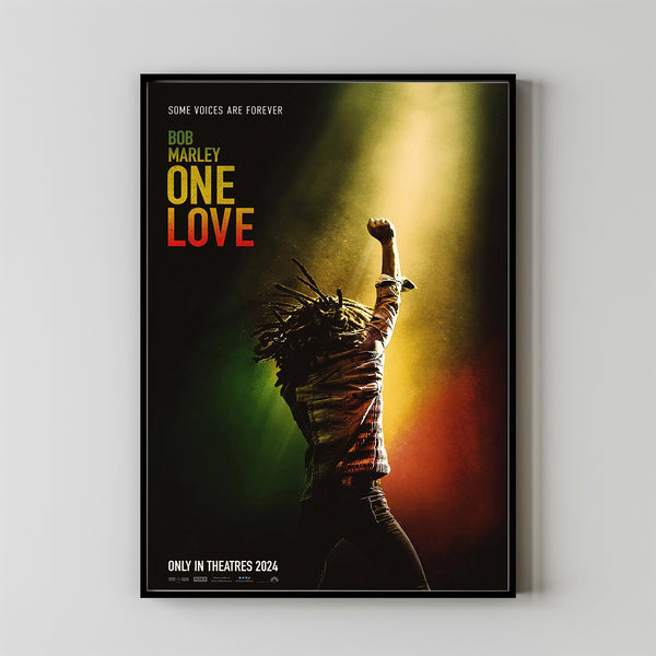 Bob Marley One Love Movie Poster 2023 FilmRoom Decor Wall ArtPoster GiftCanvas prints 2