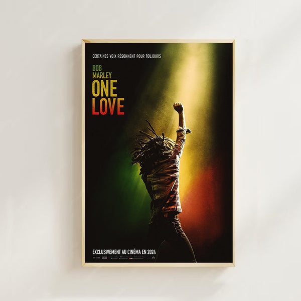 Bob Marley One Love (2024)- Movie  Poster (Regular Style) Art Prints,Home Decor, Art Poster for Gift，Canvas Poster 1624274370