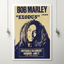 Bob Marley The Wailers Exodus Movie Poster Print, Canvas Wall Art, Room Decor, Movie Art 11