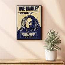 Bob Marley The Wailers Exodus Movie Poster Print, Canvas Wall Art, Room Decor, Movie Art 11