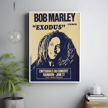 Bob Marley The Wailers Exodus Movie Poster Print, Canvas Wall Art, Room Decor, Movie Art 11