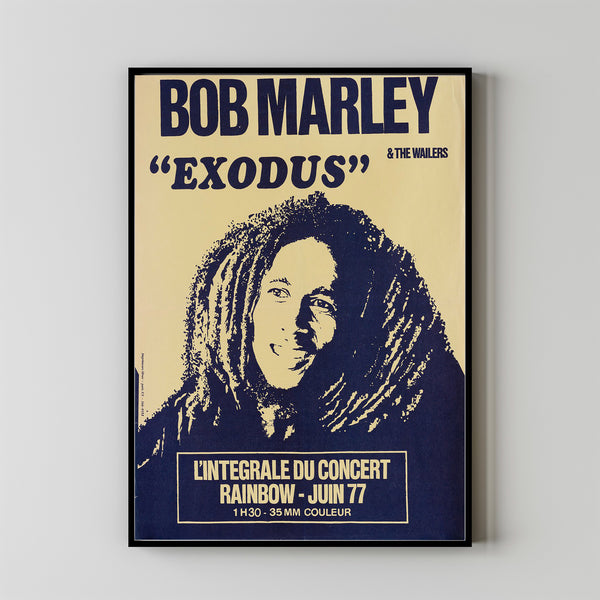 Bob Marley The Wailers Exodus Movie Poster Print, Canvas Wall Art, Room Decor, Movie Art 11