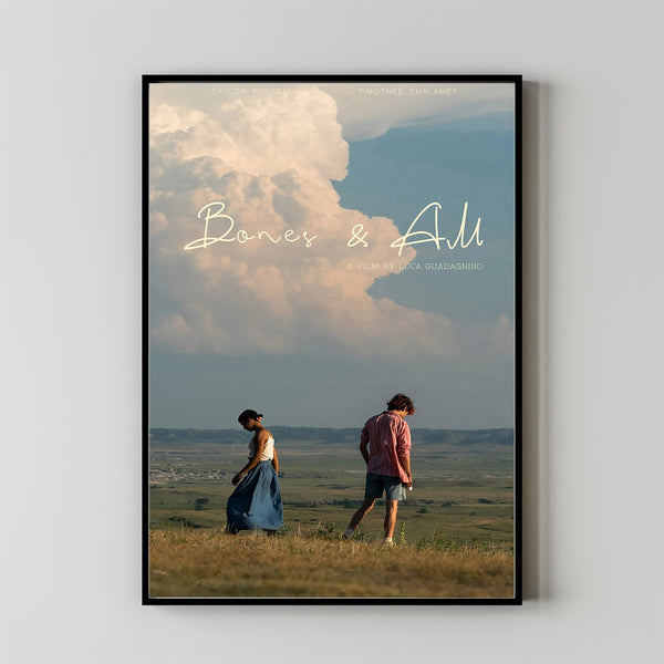 Bones and All Movie Poster 2023 FilmRoom Decor Wall ArtPoster GiftCanvas prints 2