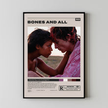 Bones and All Poster, Luca Guadagnino, Minimalist Movie Poster