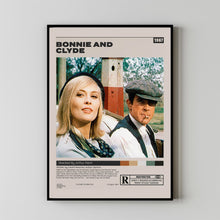 Bonnie ve Clyde Poster, Arthur Penn, Minimalist Movie Poster