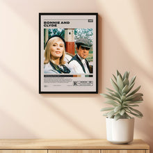 Bonnie ve Clyde Poster, Arthur Penn, Minimalist Movie Poster