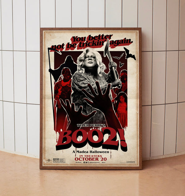 Boo 2! A Madea Halloween (2017)Movie  Poster, Room Decor, Home Decor, Art Poster for GiftDS05