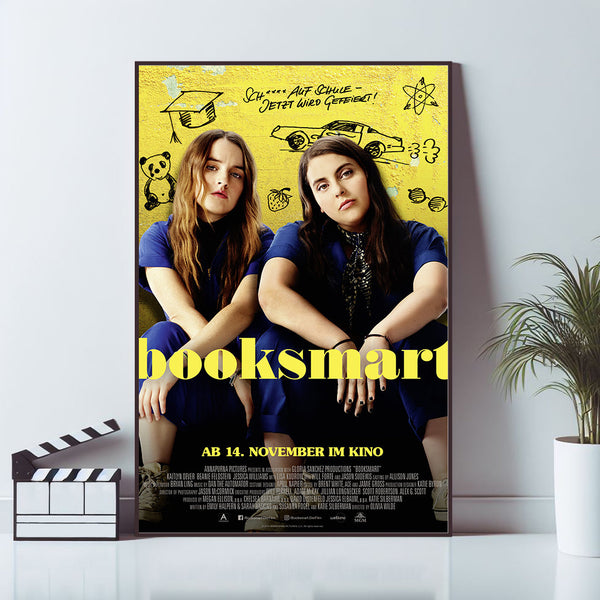 Booksmart Movie Poster, Art Poster, Wall Art Prints, Canvas Material Gift, High quality Canvas print, Home Decor, Keepsake 1691259874