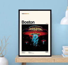 Boston Posters, Boston Music Poster, Album Cover Poster, Music Poster, Vintage Poster, Boston Album Cover, Gifts For Fan, Birthday Gifts 1716795042